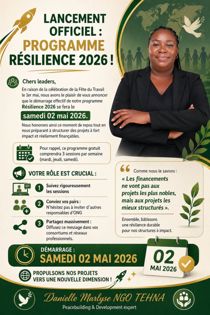 Lancement Officiel : Programme Résilience 2026