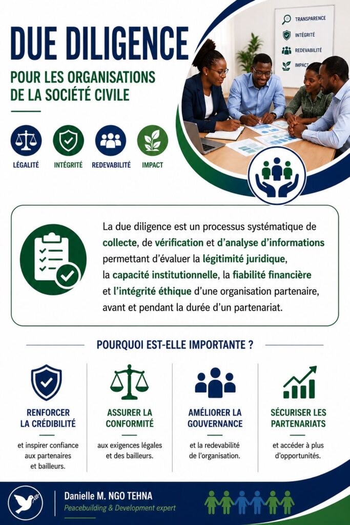 Due Diligence pour les Organisations de la Société Civile : un levier essentiel pour des partenariats fiables