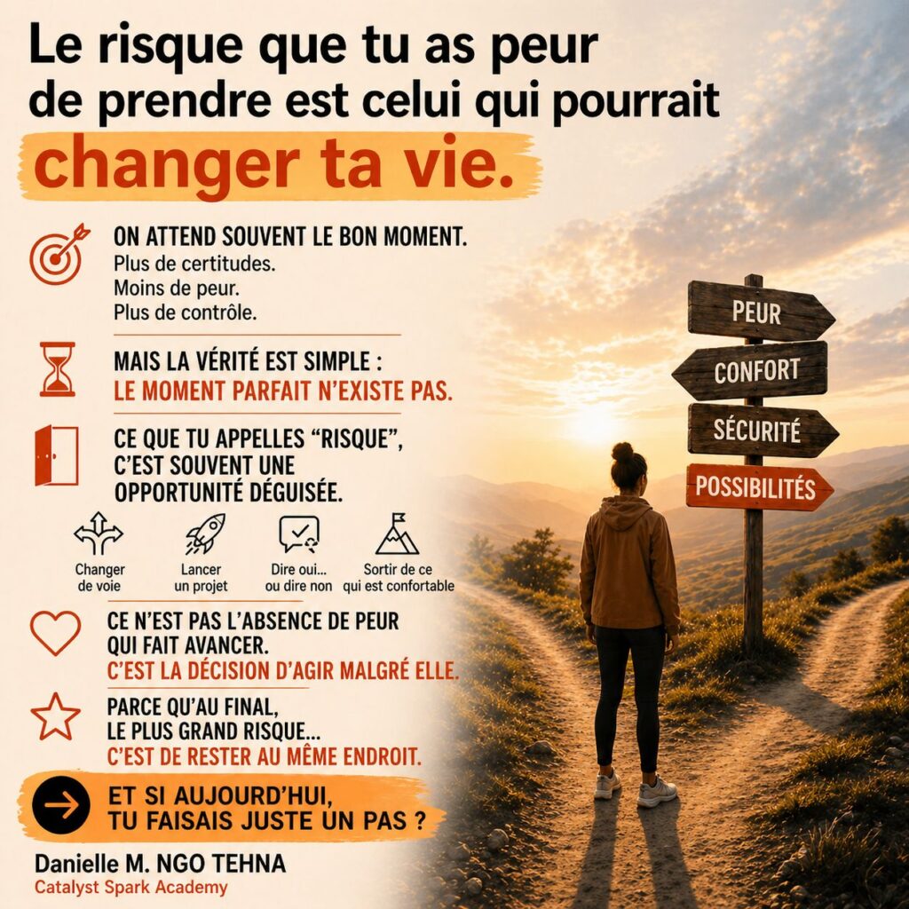 Oser prendre des risques : le premier pas vers une nouvelle vie